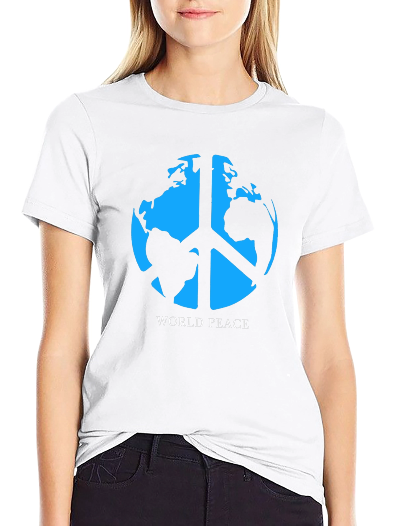 World Peace Graphic T-Shirt - Black
