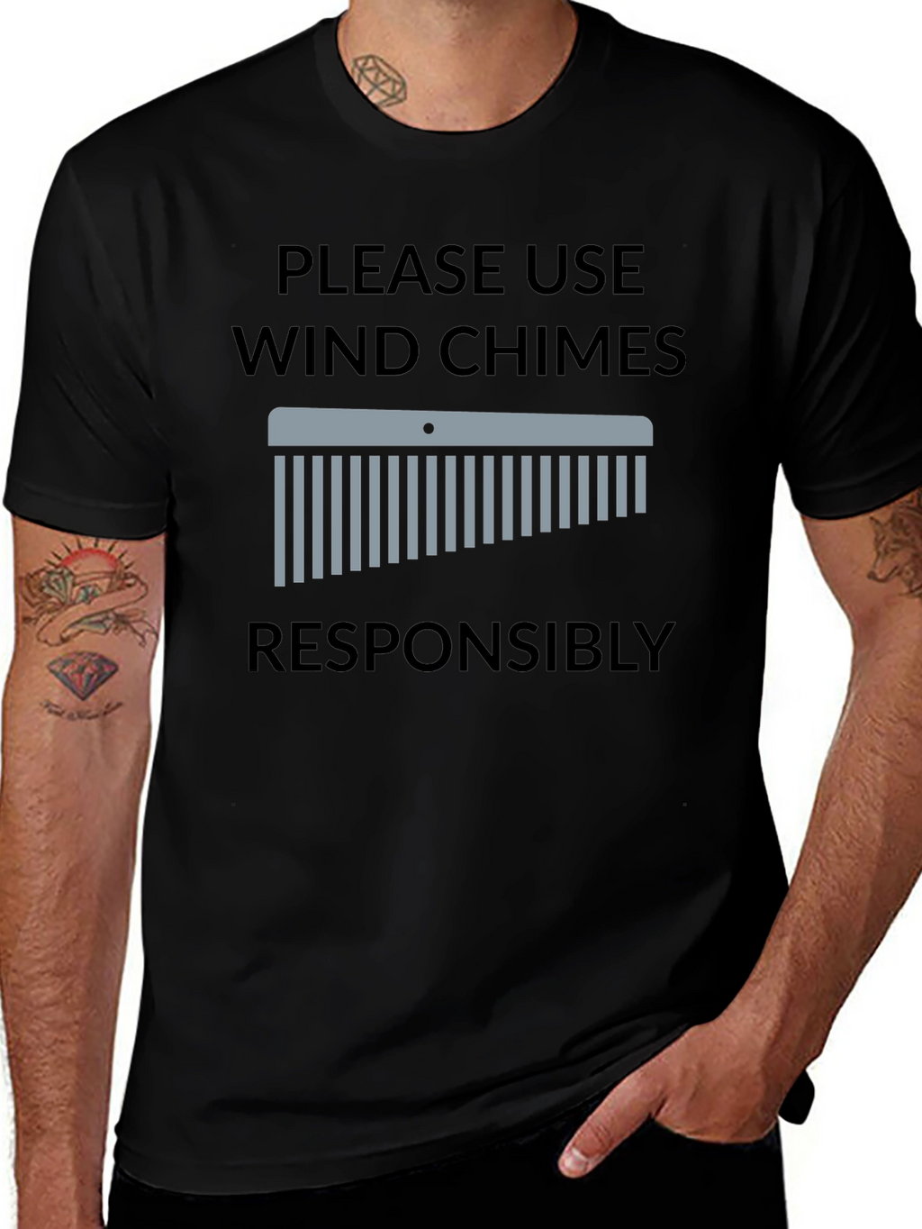 Wind Chime Humor T-Shirt