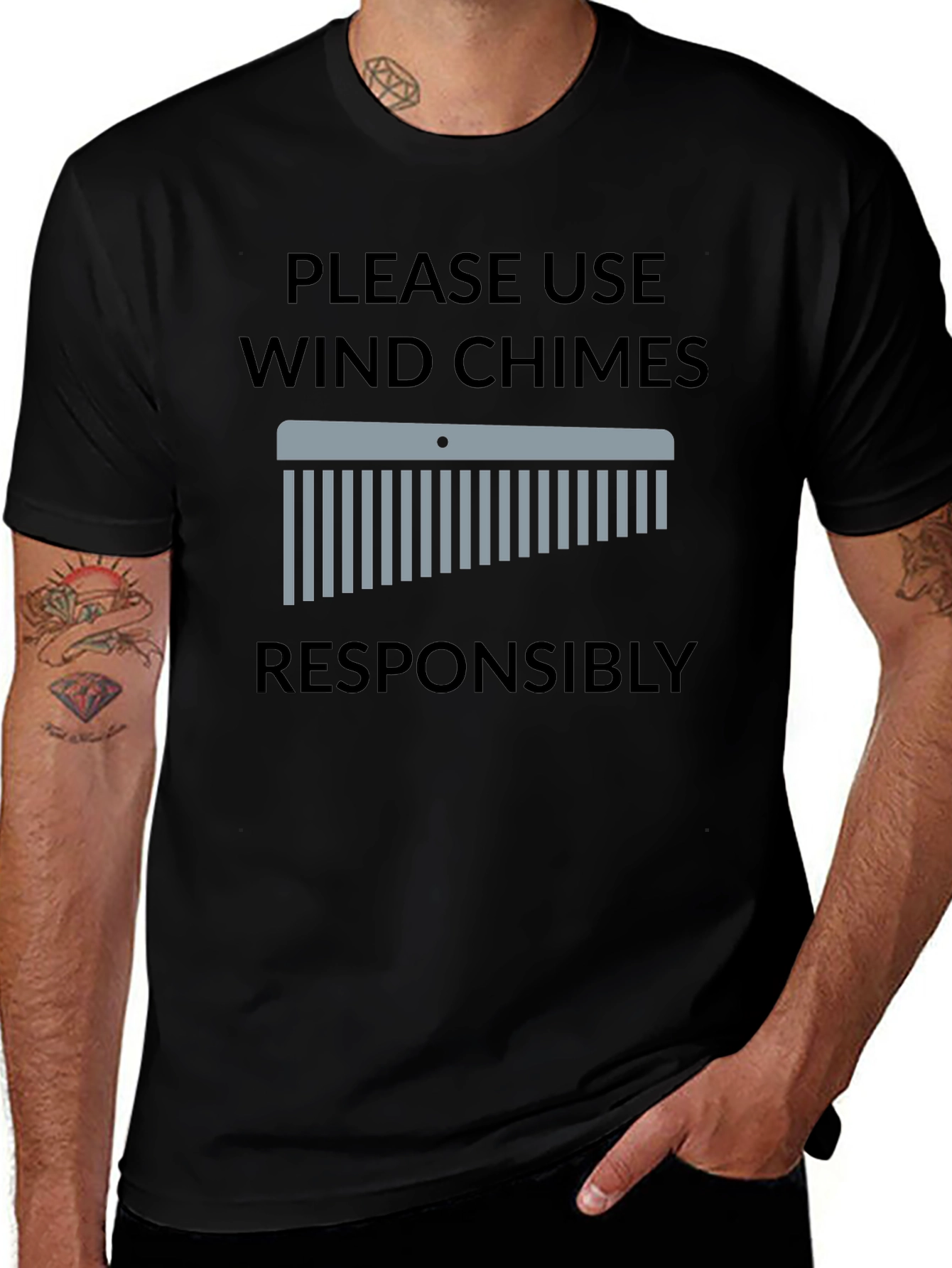 Wind Chime Humor T-Shirt