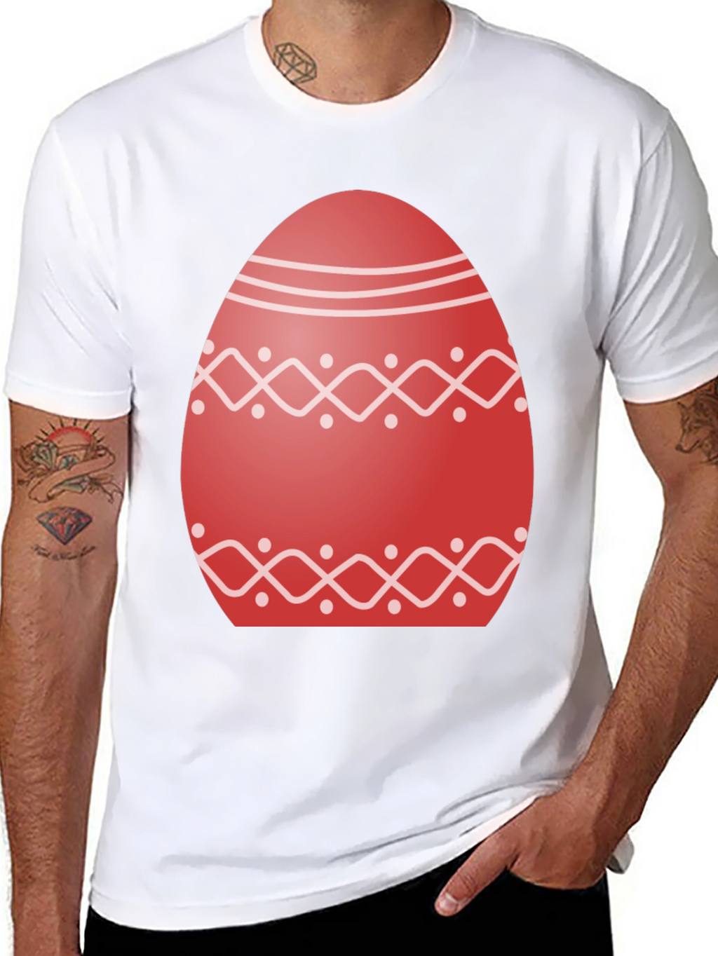 Easter Egg Graphic Tee - Festive Holiday Shirt