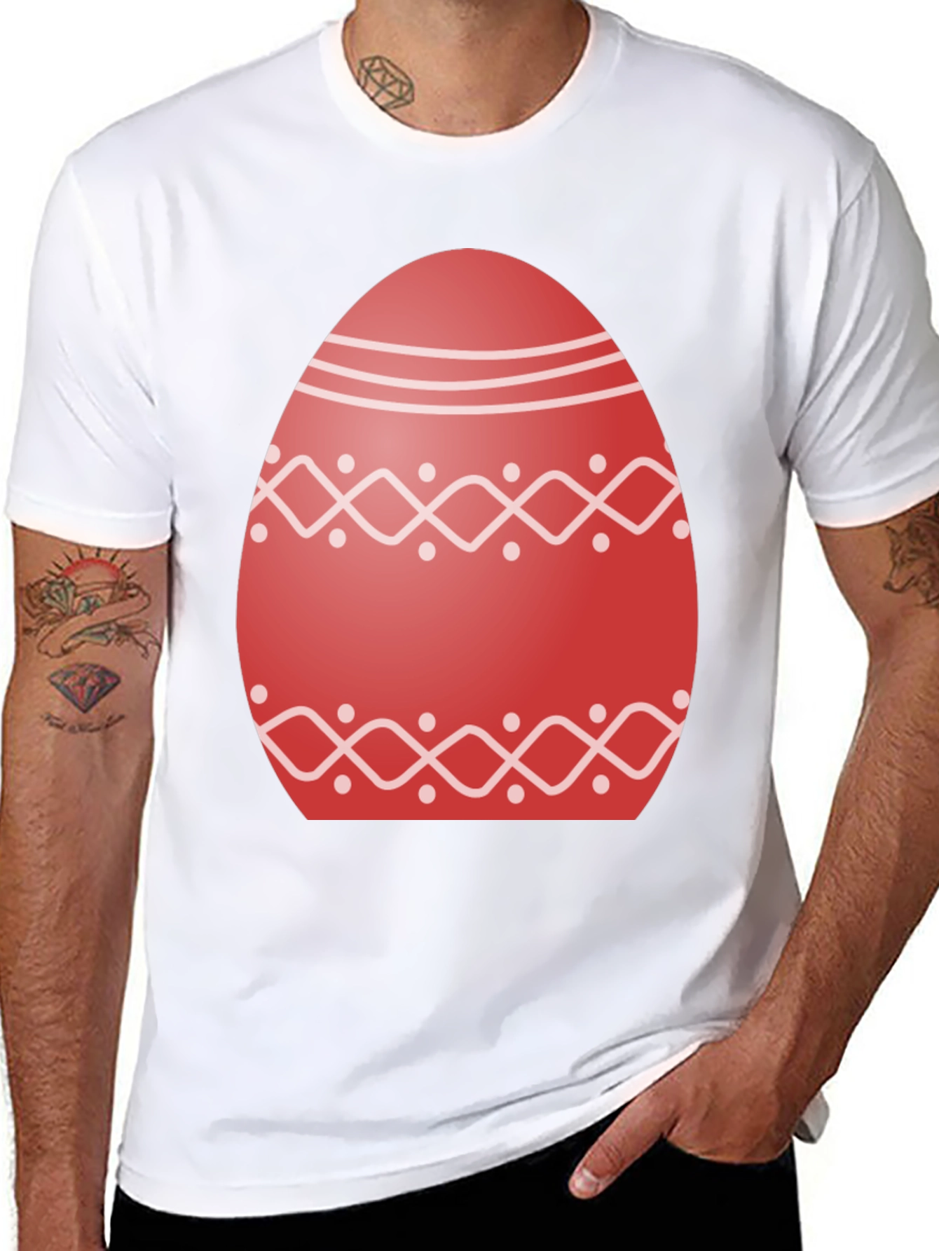 Easter Egg Graphic Tee - Festive Holiday Shirt