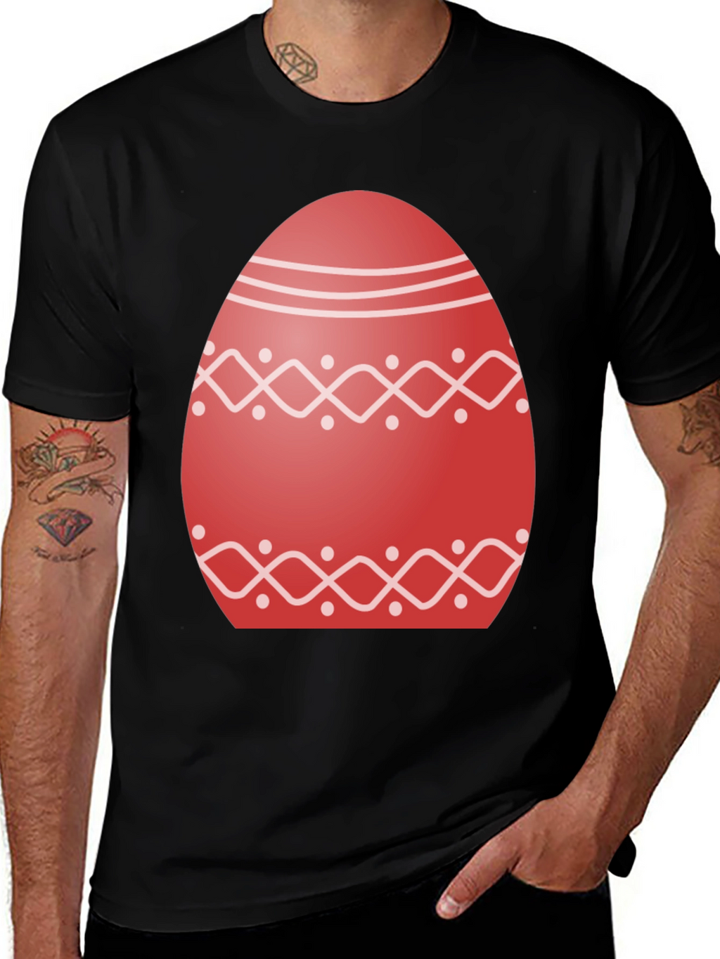 Easter Egg Graphic Tee - Festive Holiday Shirt