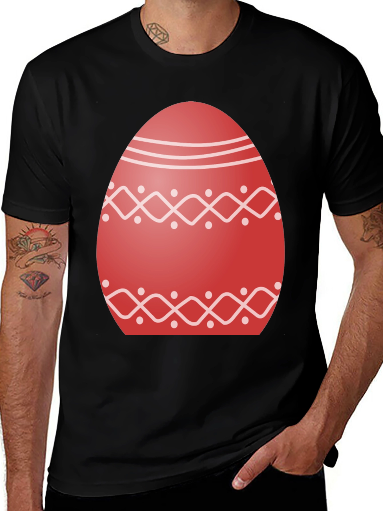 Easter Egg Graphic Tee - Festive Holiday Shirt
