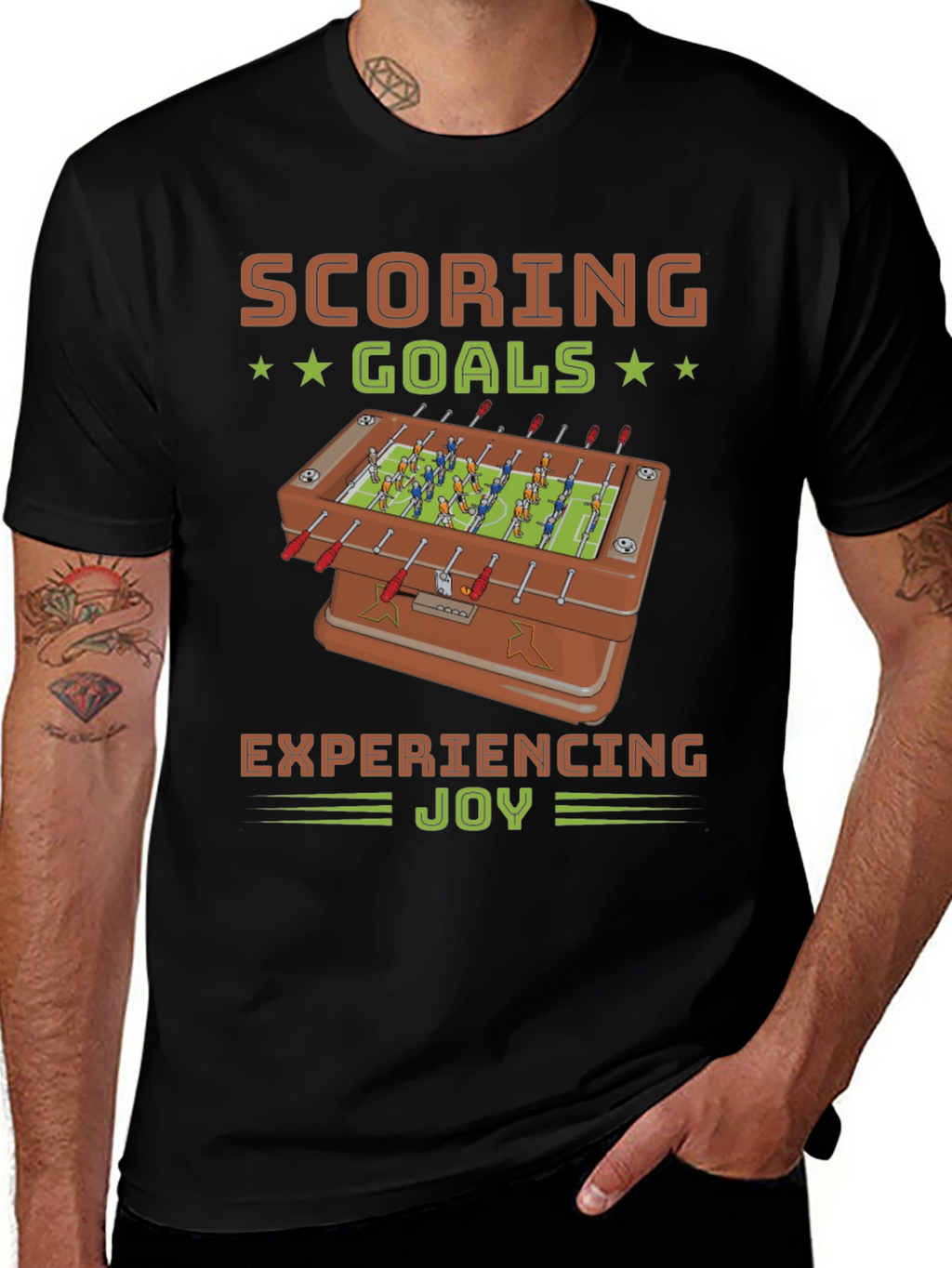 Scoring Goals Foosball Graphic T-Shirt