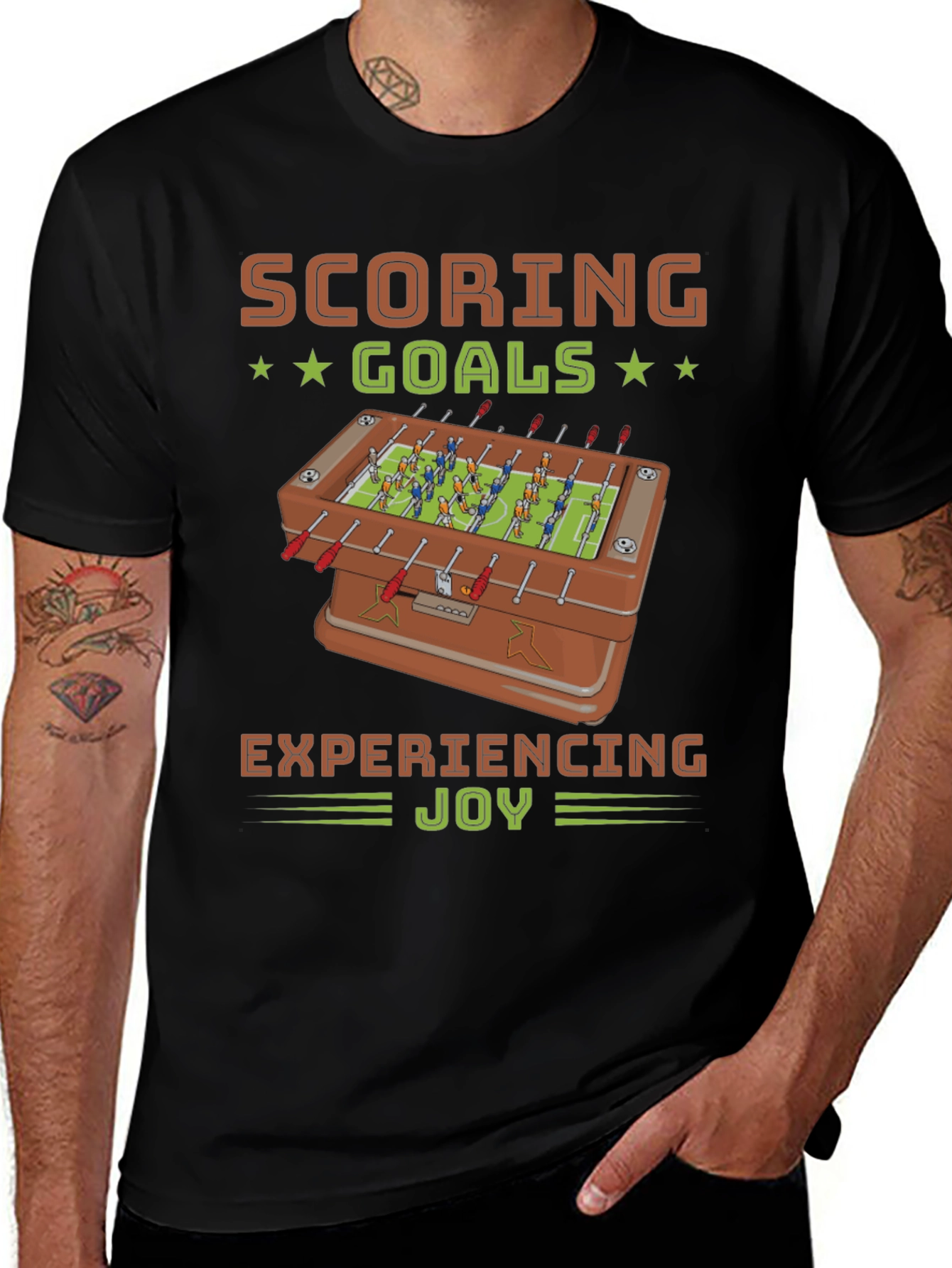 Scoring Goals Foosball Graphic T-Shirt