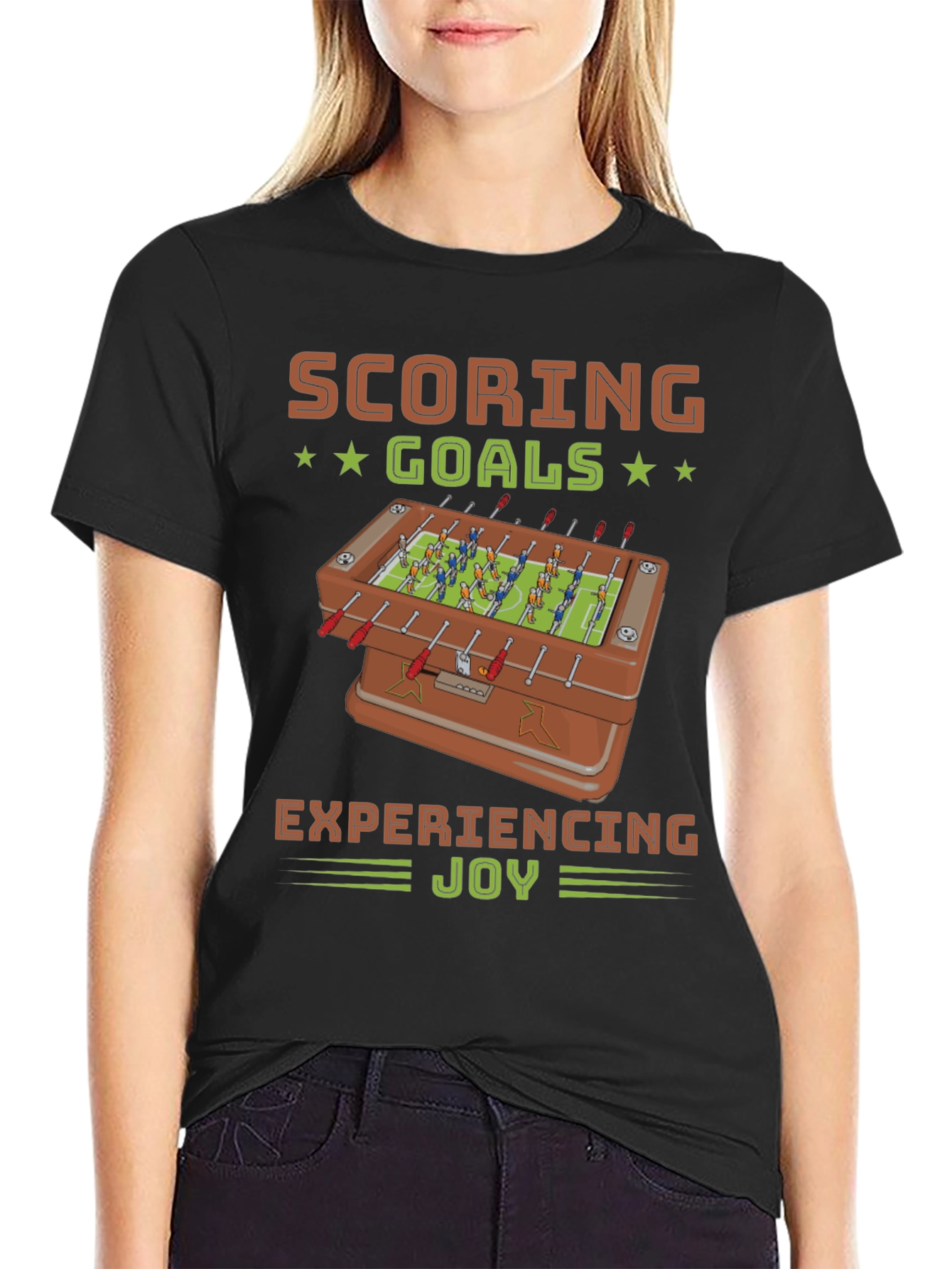 Scoring Goals Foosball Graphic T-Shirt