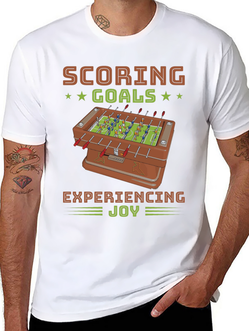 Scoring Goals Foosball Graphic T-Shirt