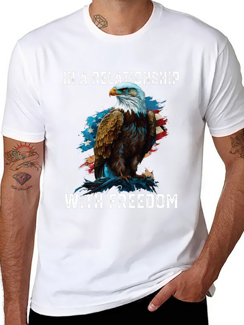 In A Relationship With Freedom Graphic Tee