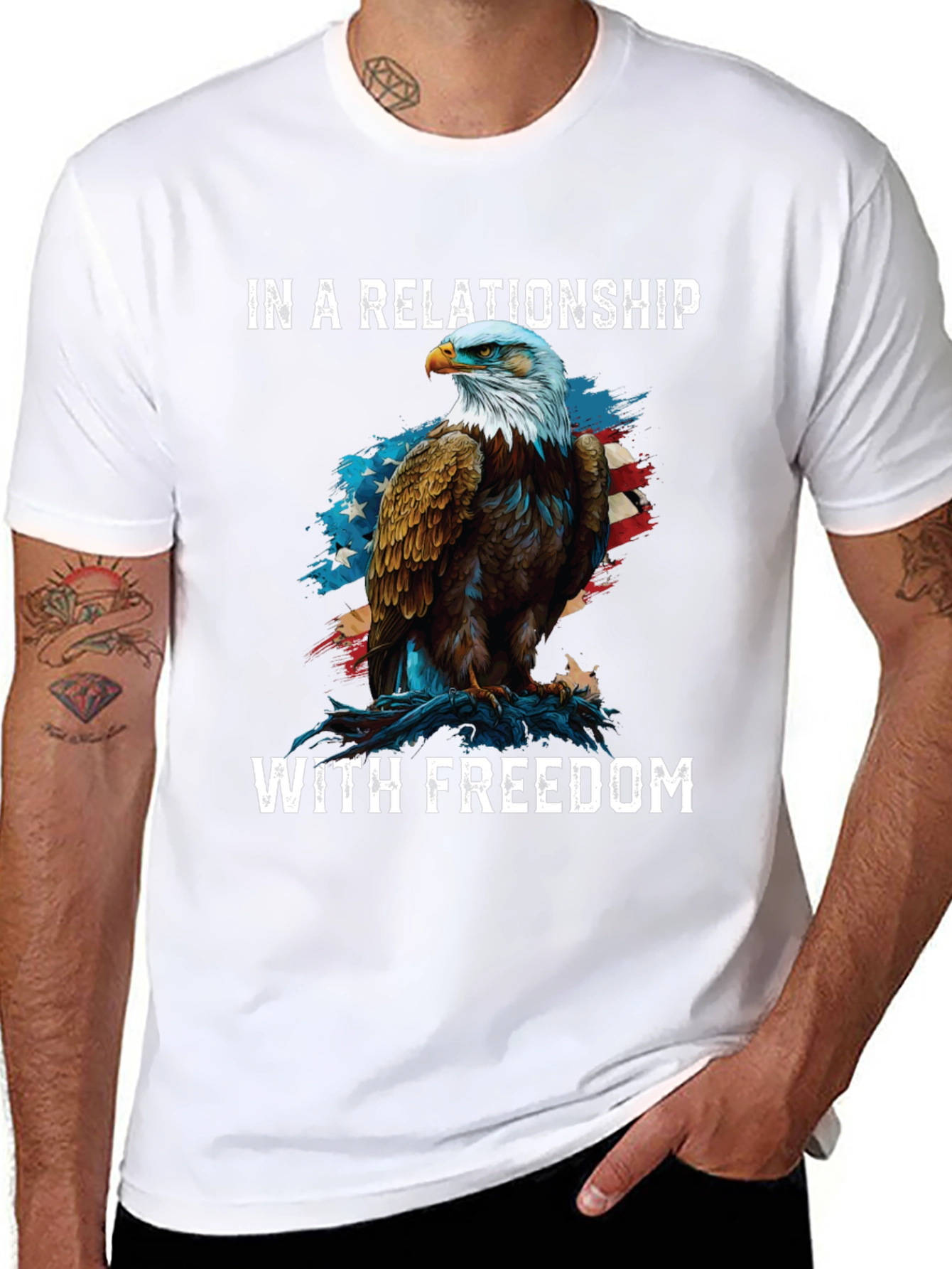 In A Relationship With Freedom Graphic Tee