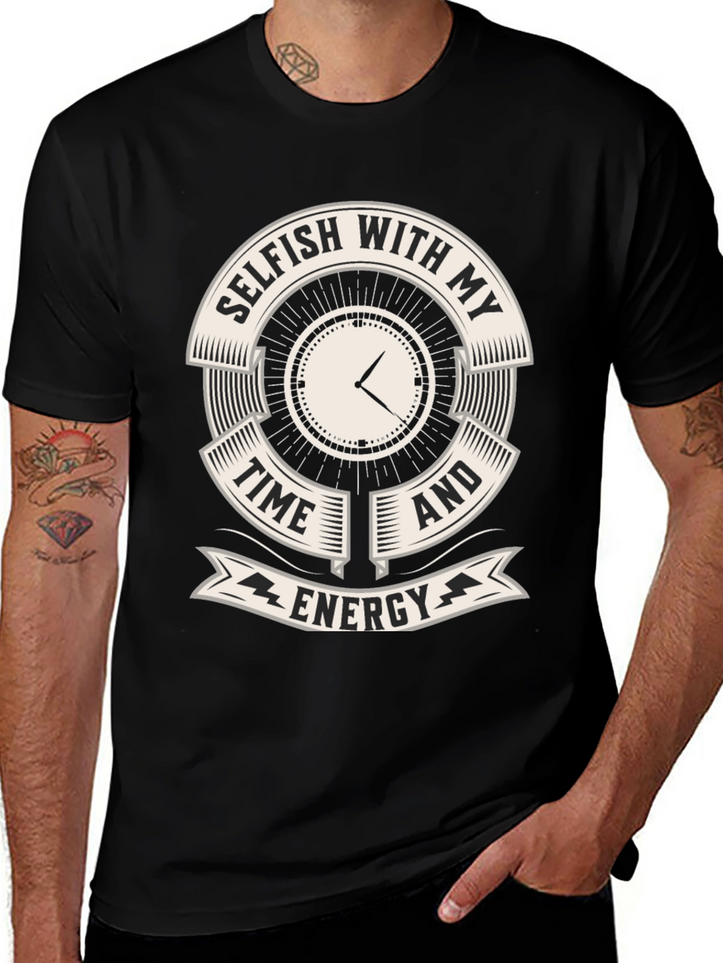 Selfish Time and Energy Graphic Tee
