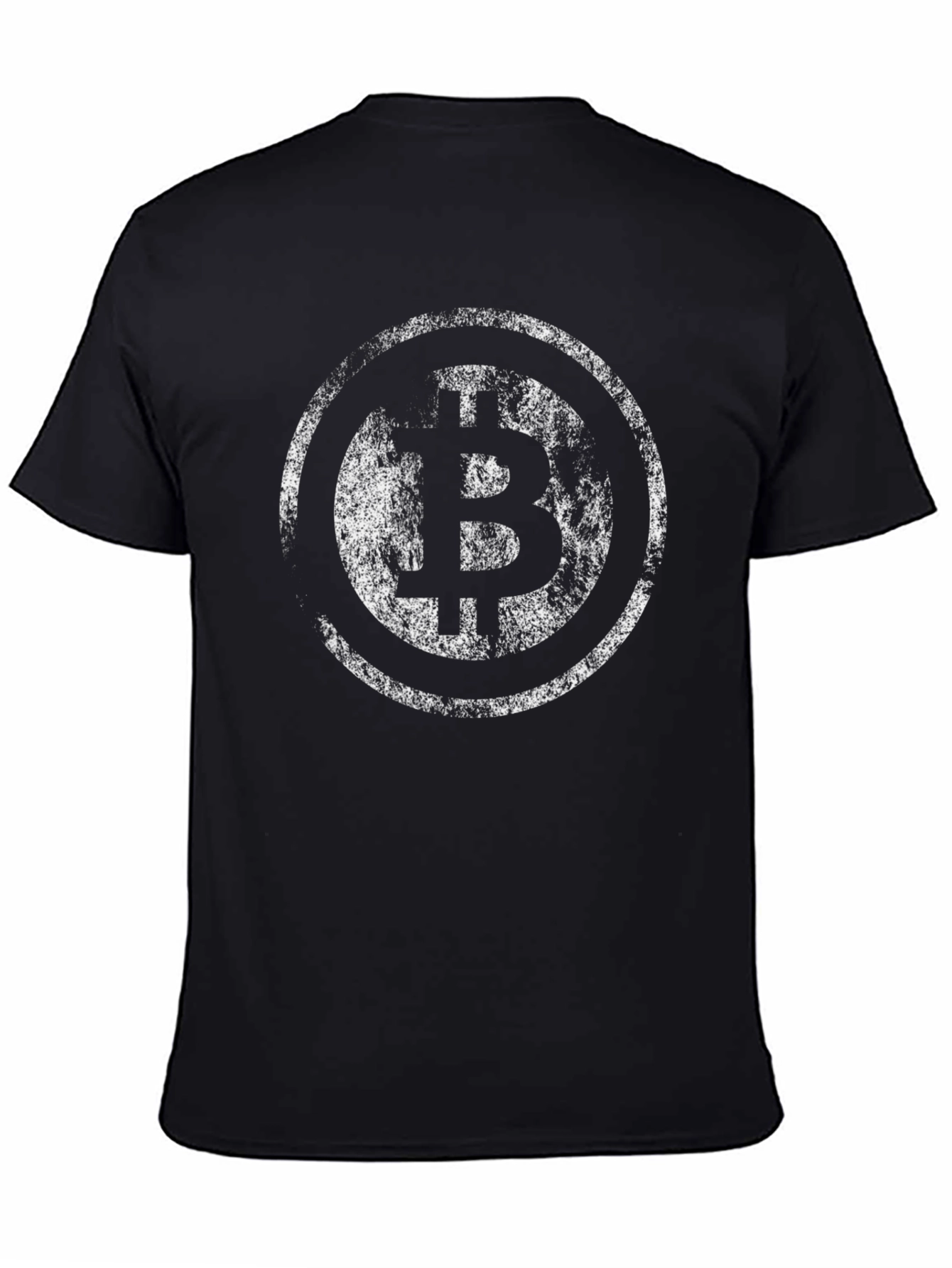 Bitcoin Distressed Logo T-Shirt