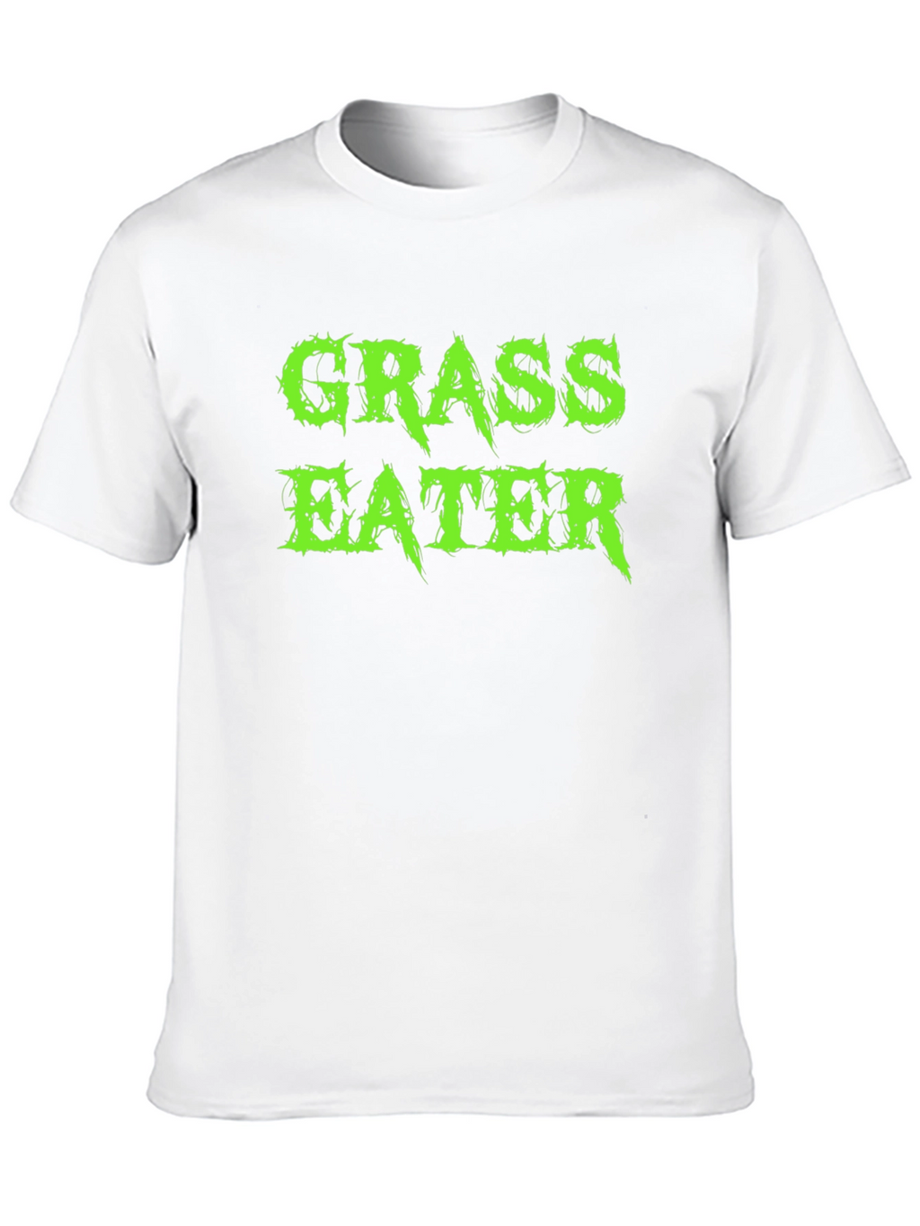 Grass Eater Graphic Print Black T-Shirt