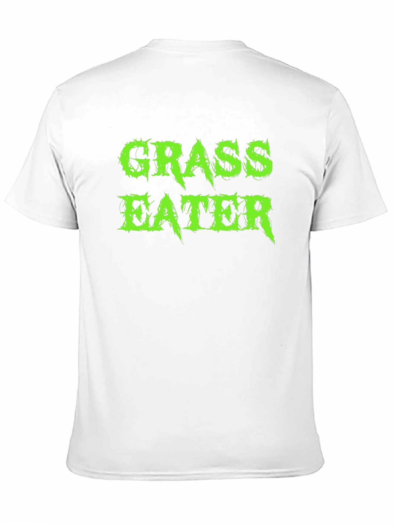 Grass Eater Graphic Print Black T-Shirt