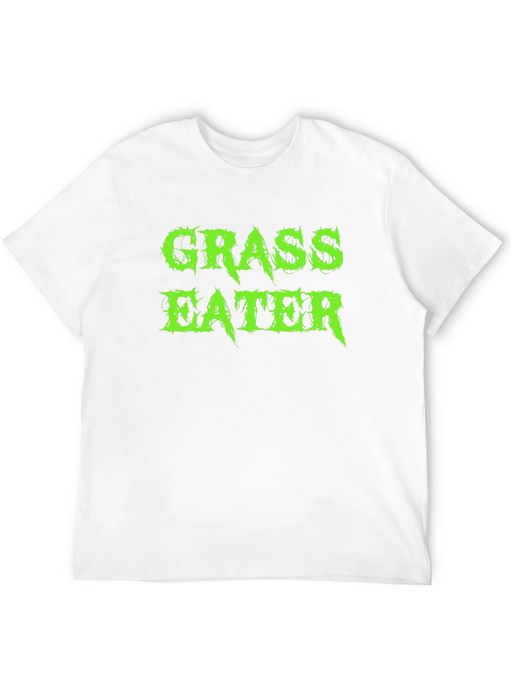 Grass Eater Graphic Print Black T-Shirt