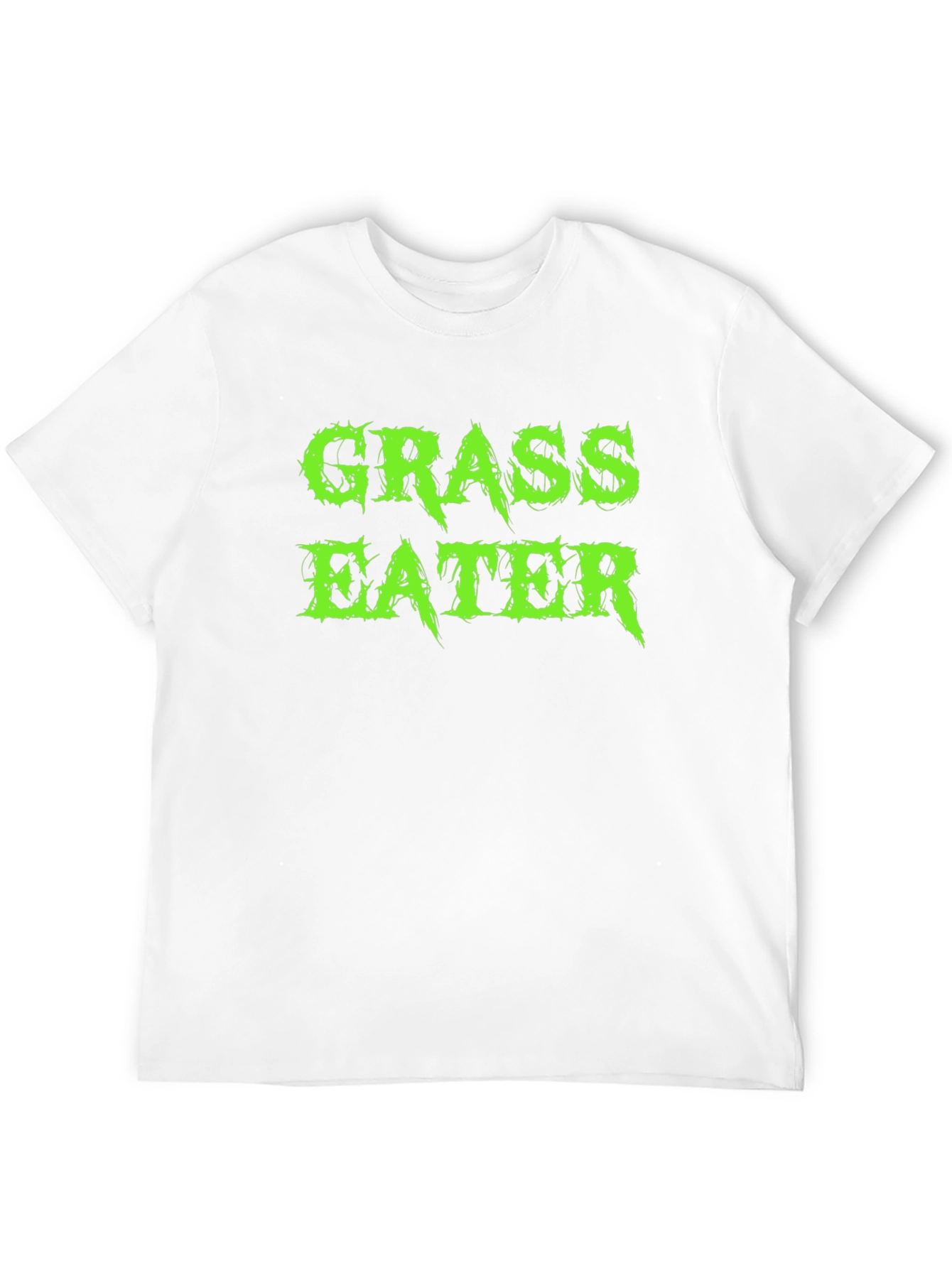 Grass Eater Graphic Print Black T-Shirt