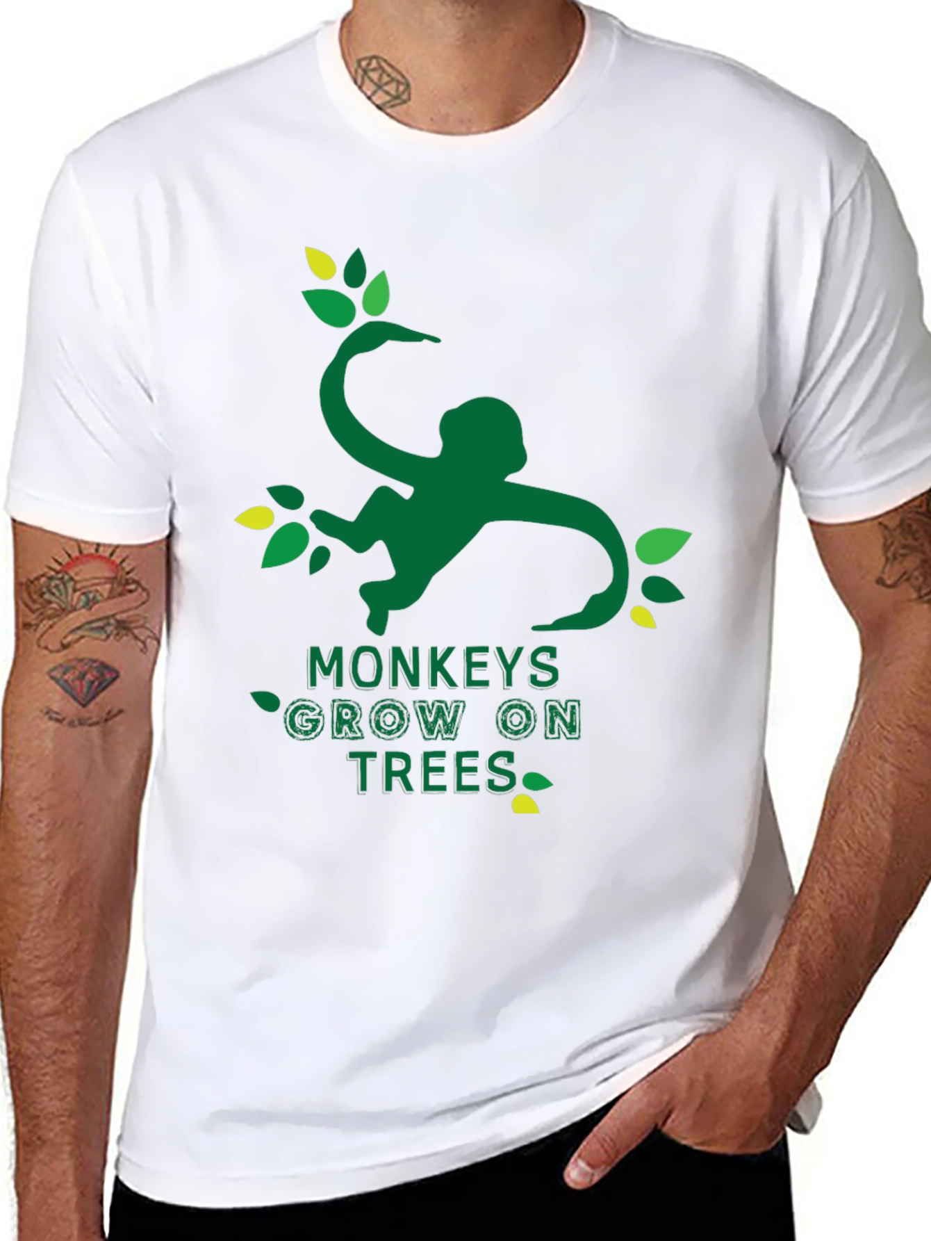 Monkeys Grow On Trees Graphic T-Shirt