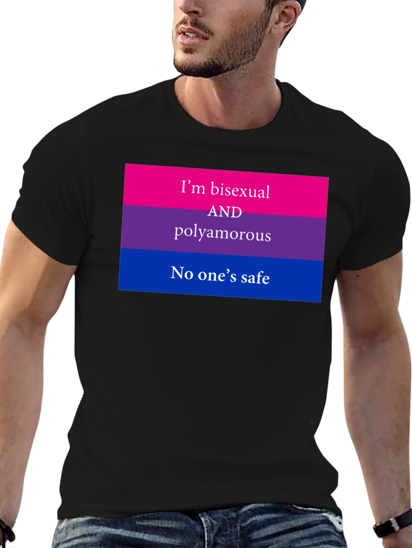 Bisexual Polyamorous Pride T-Shirt