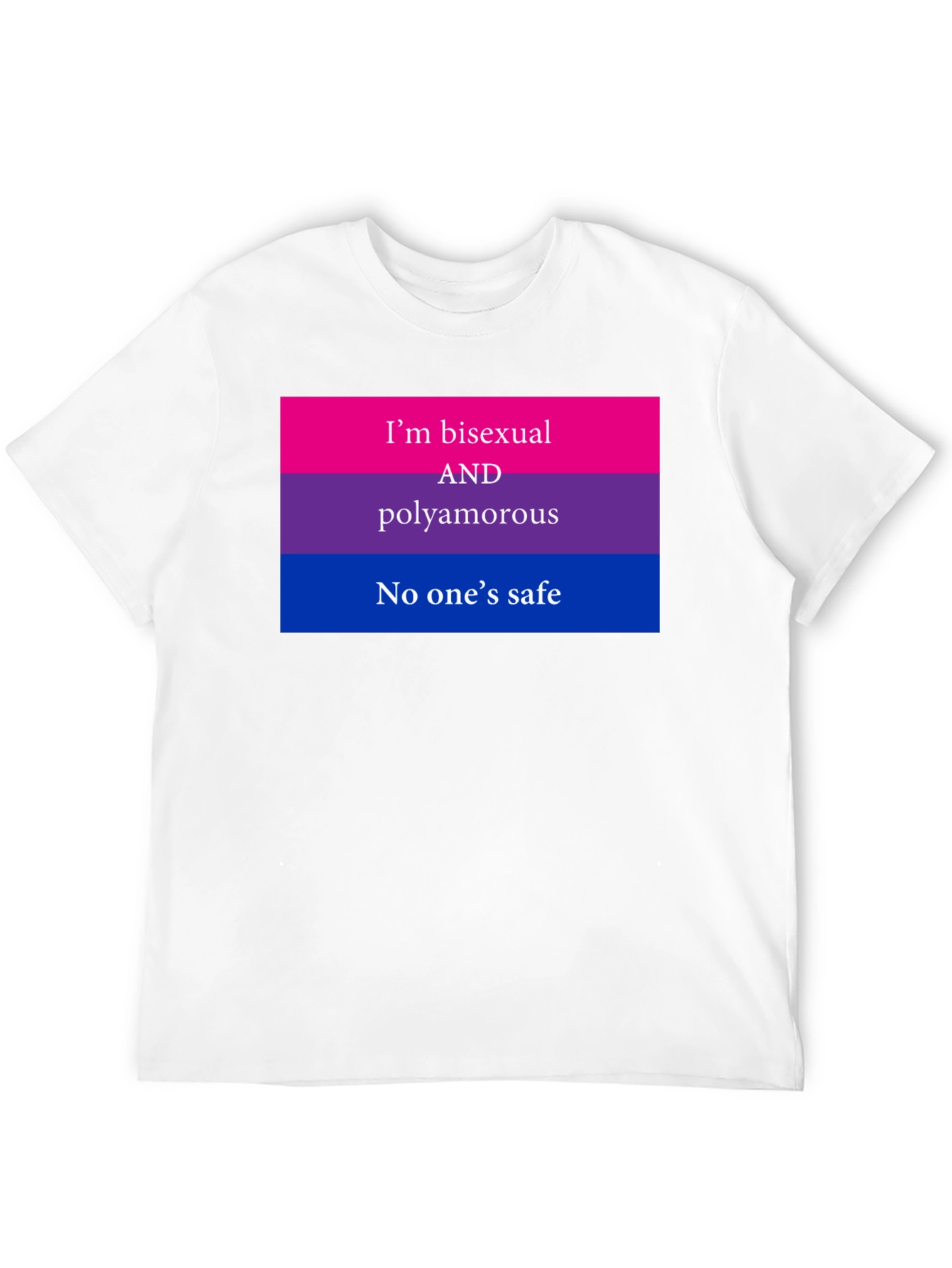 Bisexual Polyamorous Pride T-Shirt