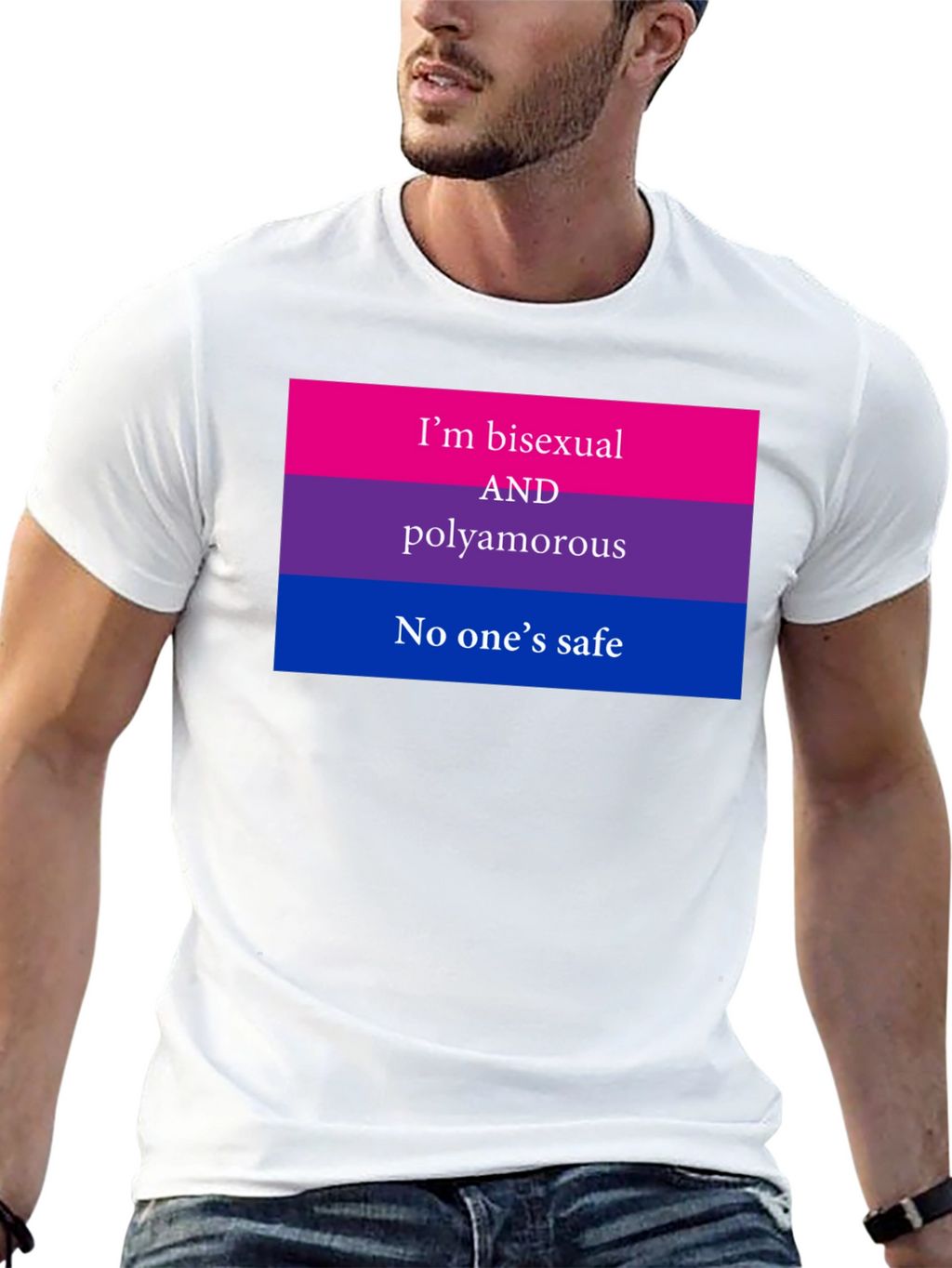 Bisexual Polyamorous Pride T-Shirt