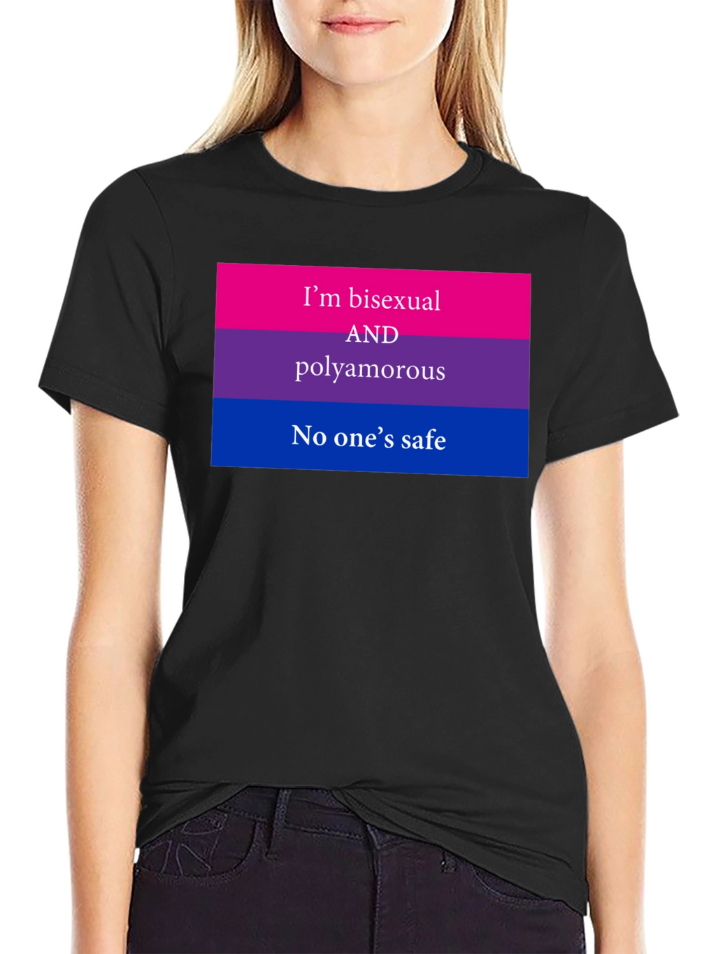 Bisexual Polyamorous Pride T-Shirt
