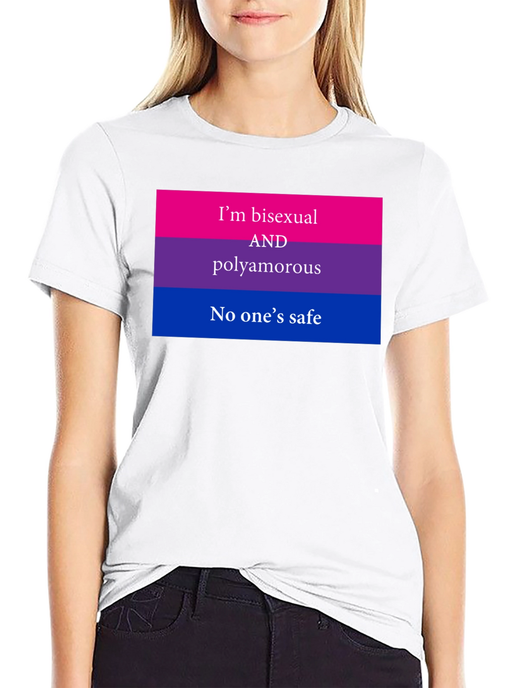 Bisexual Polyamorous Pride T-Shirt