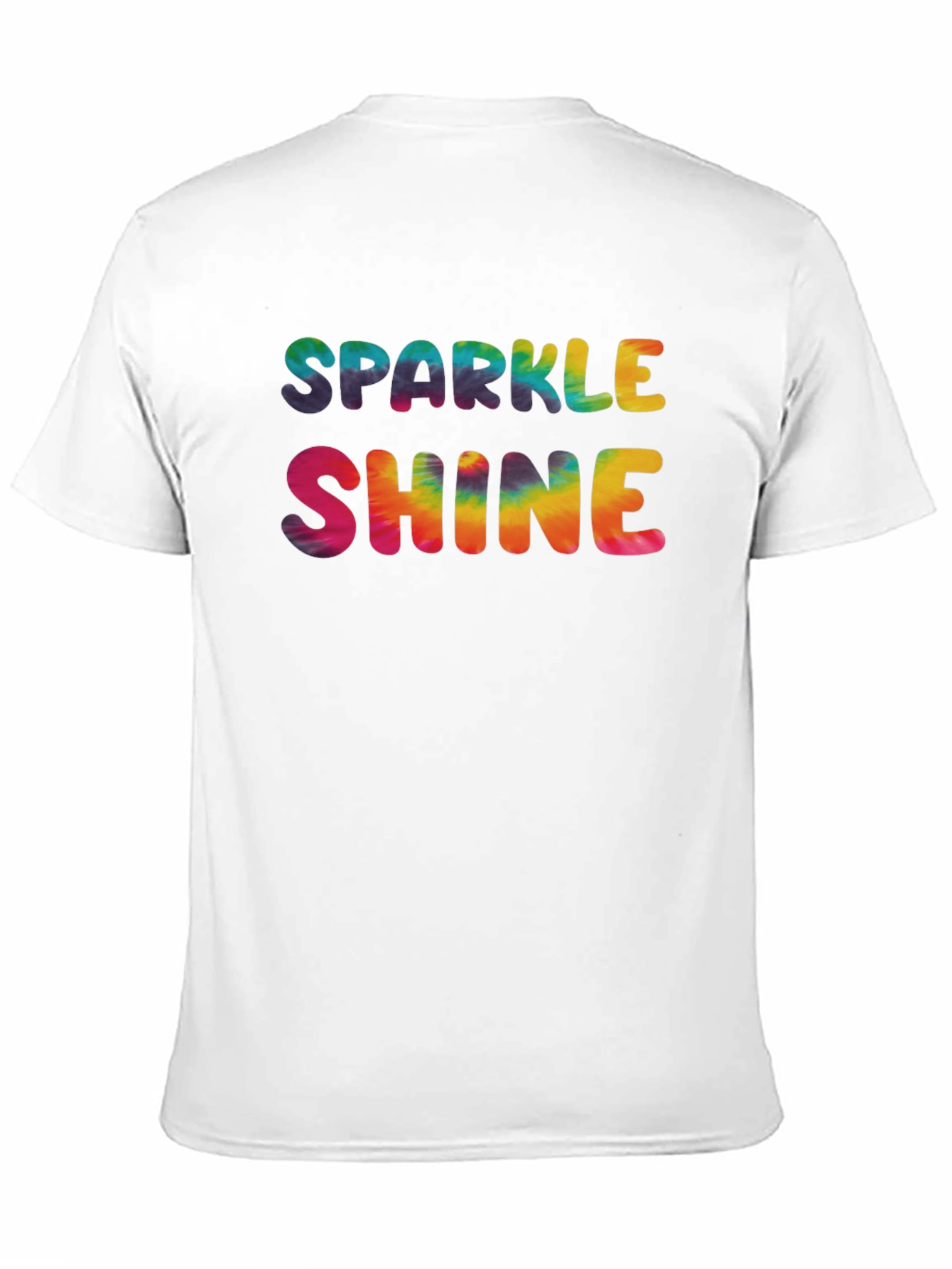 Sparkle Shine Tie Dye Graphic Tee - Black