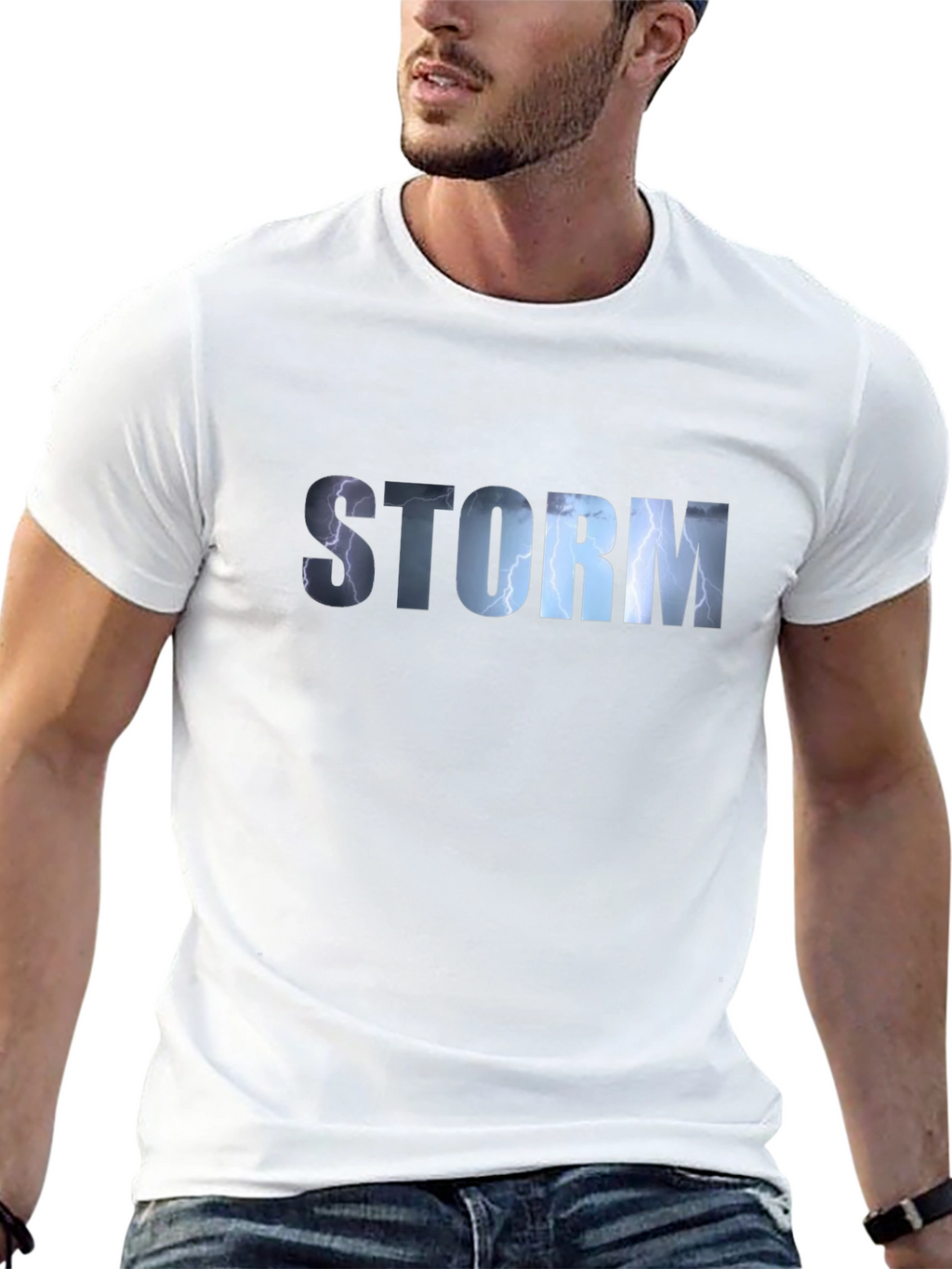 Storm Graphic Black T-Shirt