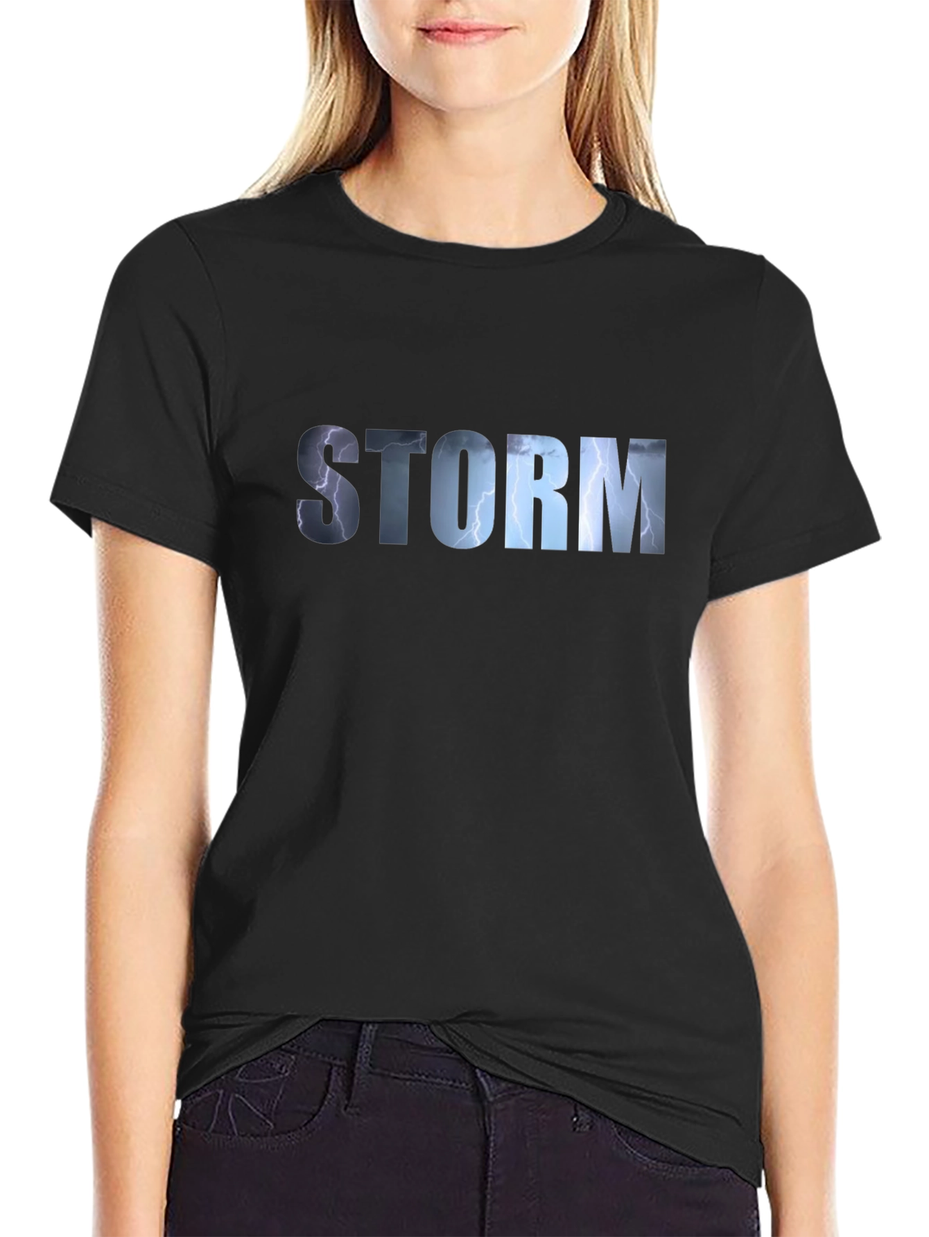 Storm Graphic Black T-Shirt
