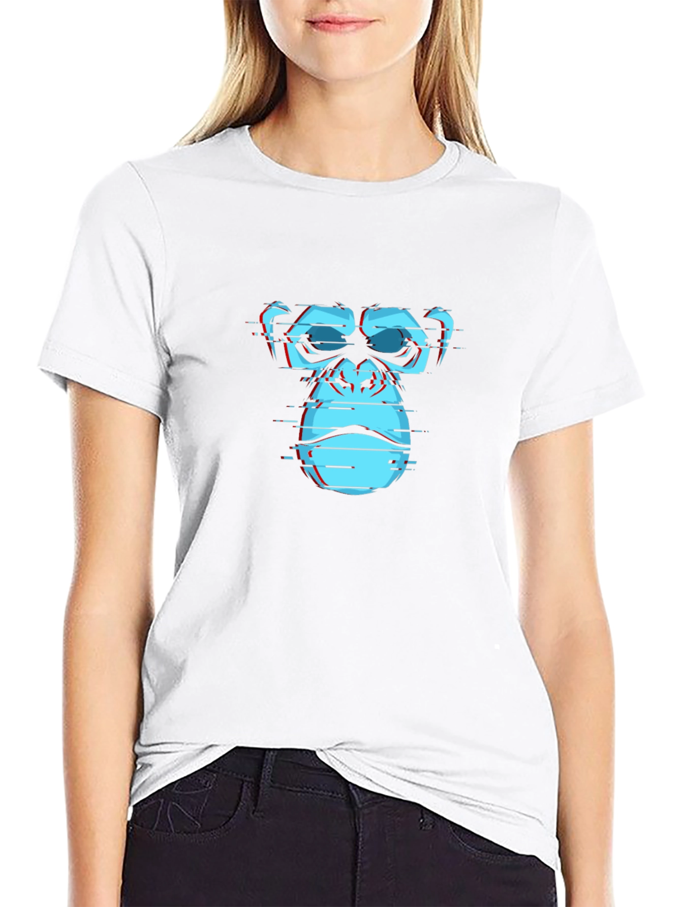 Cyber Ape Graphic Tee - Black
