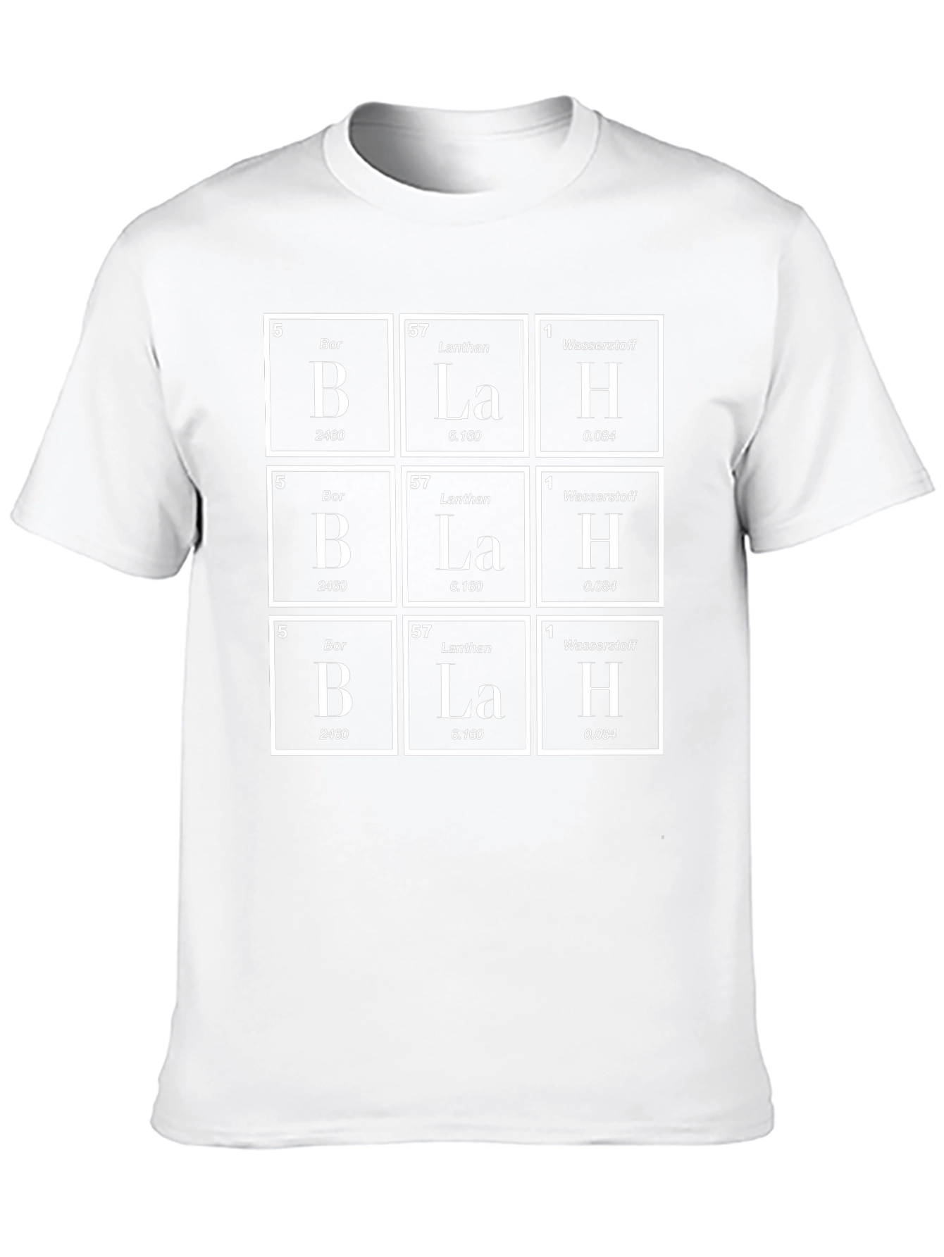 Blah Periodic Table T-Shirt