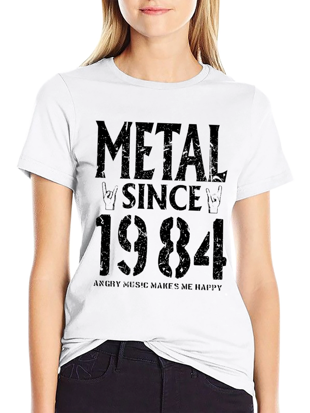 Metal Since 1984 Graphic Tee - Black T-Shirt