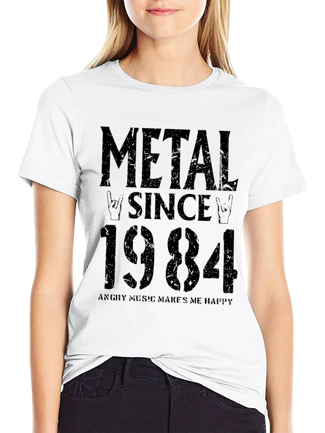 Metal Since 1984 Graphic Tee - Black T-Shirt