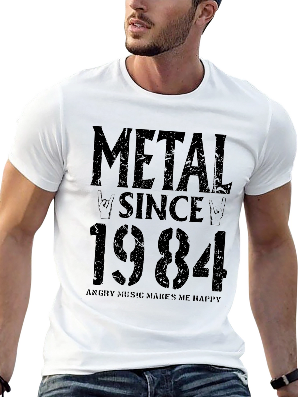Metal Since 1984 Graphic Tee - Black T-Shirt