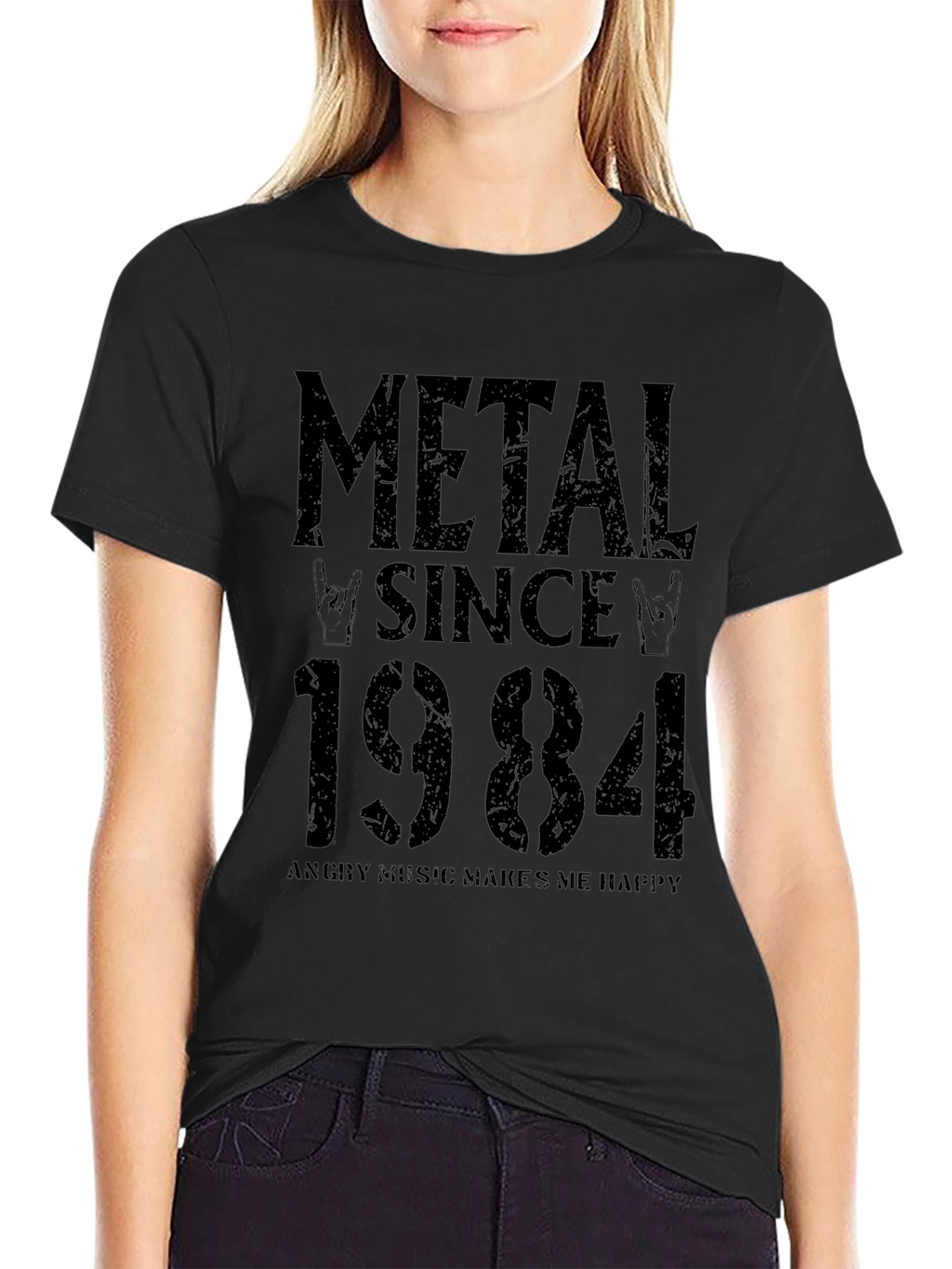 Metal Since 1984 Graphic Tee - Black T-Shirt