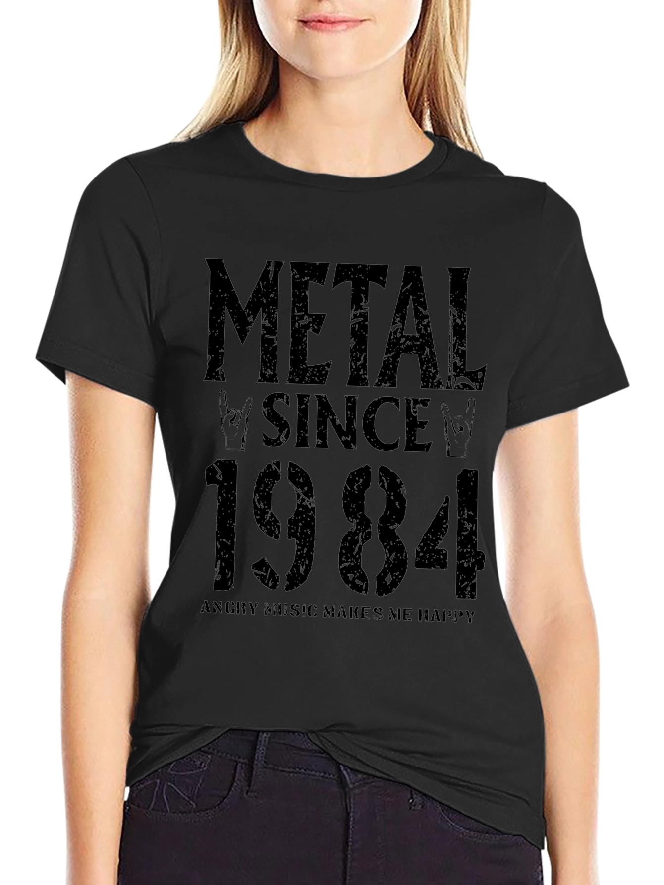 Metal Since 1984 Graphic Tee - Black T-Shirt