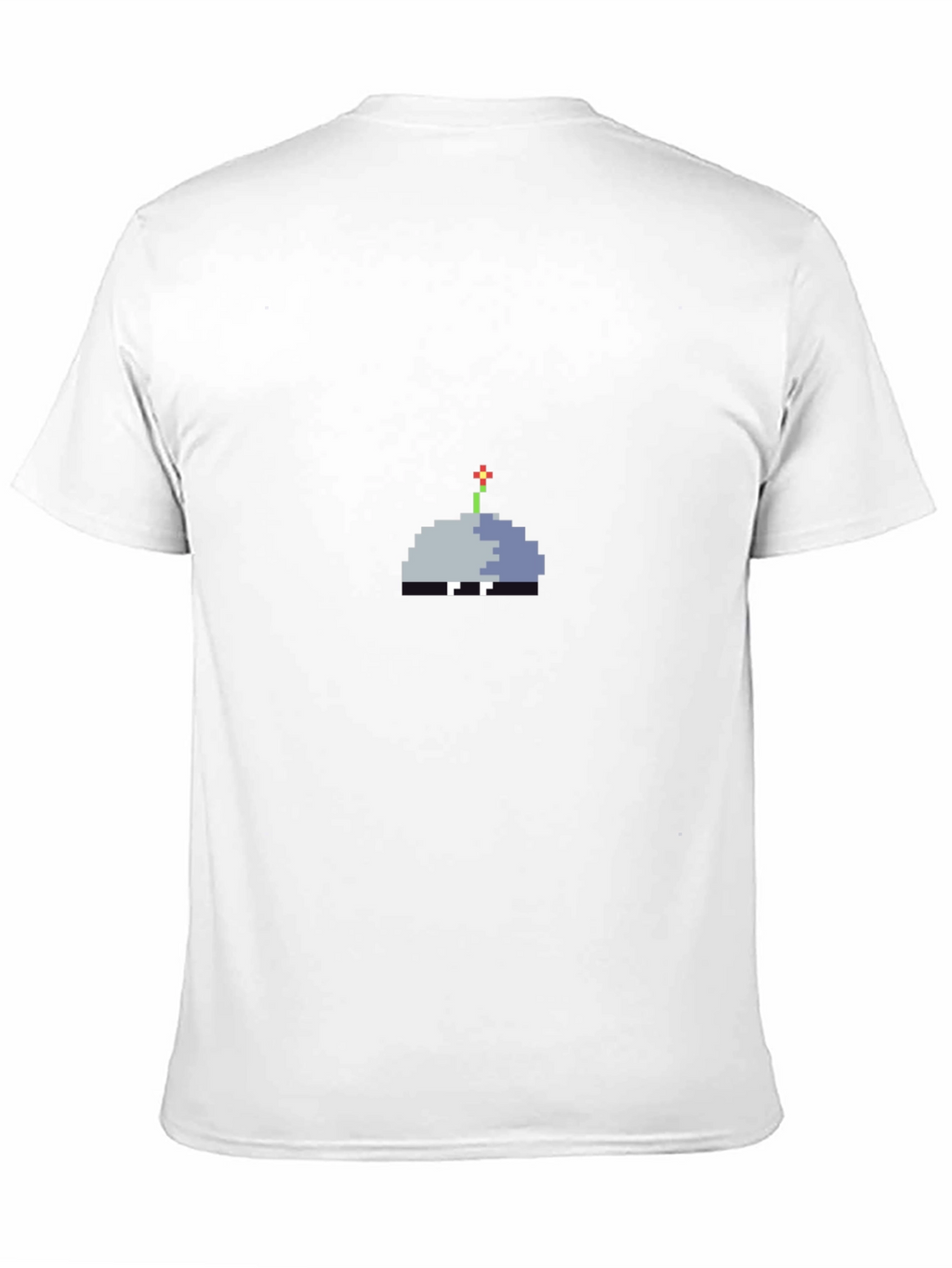 Pixel Art Sprout Graphic Tee - Unisex Black T-Shirt