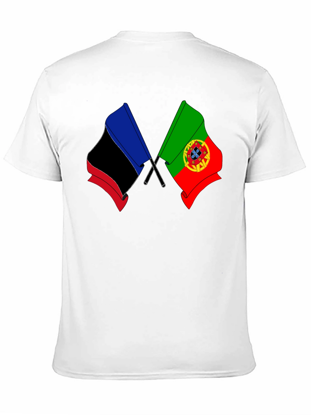 Portugal and DNR Flag Graphic Tee