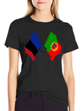 Portugal and DNR Flag Graphic Tee