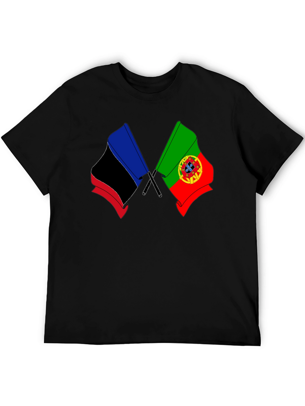 Portugal and DNR Flag Graphic Tee