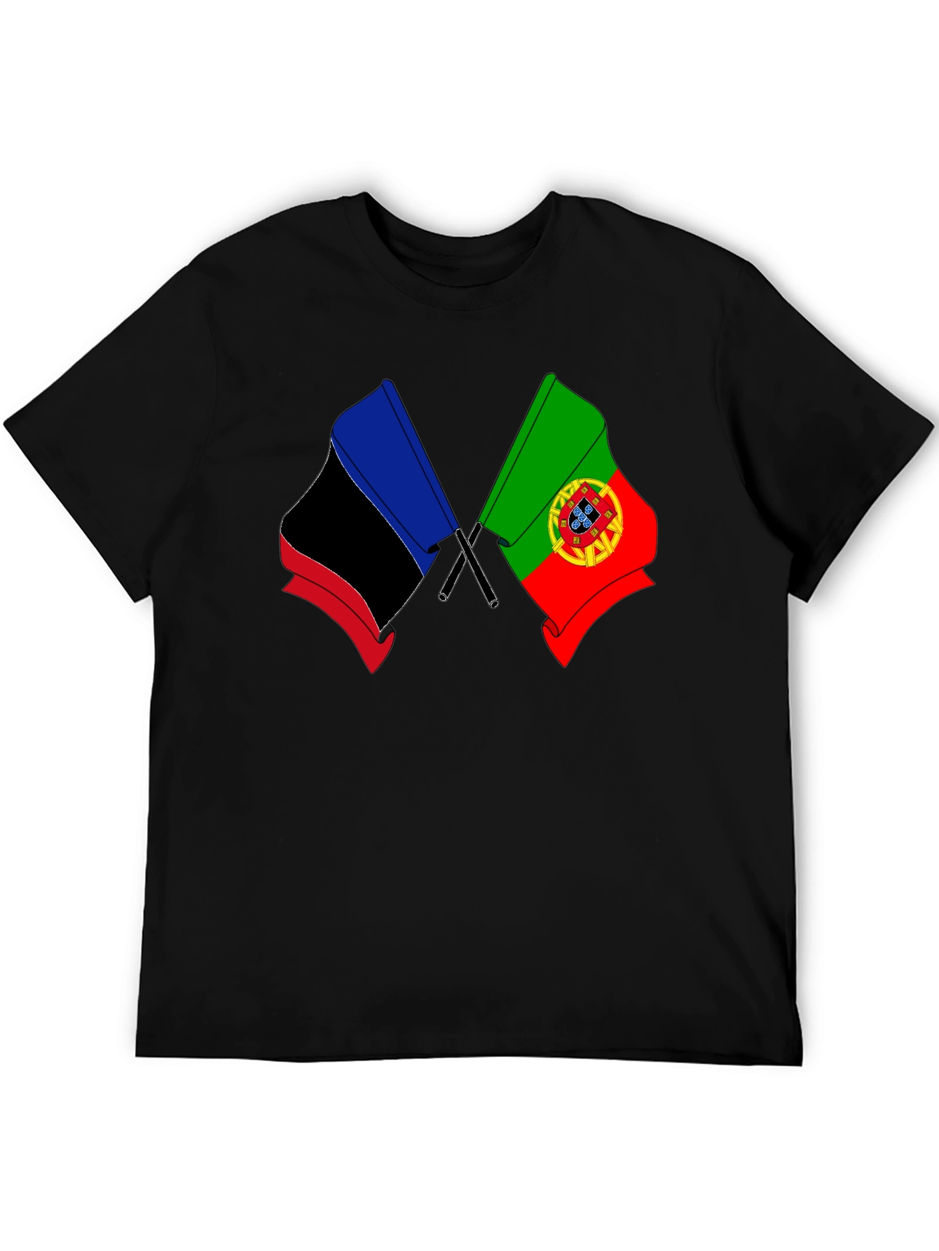 Portugal and DNR Flag Graphic Tee