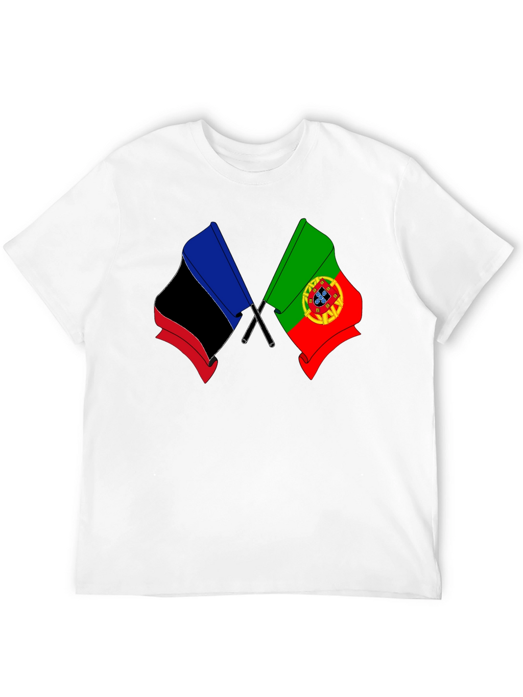 Portugal and DNR Flag Graphic Tee