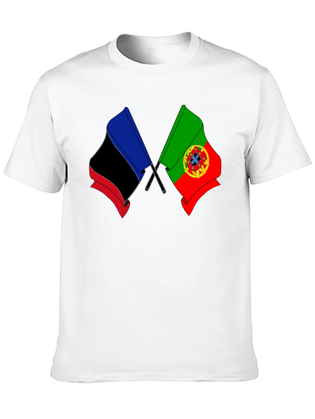 Portugal and DNR Flag Graphic Tee