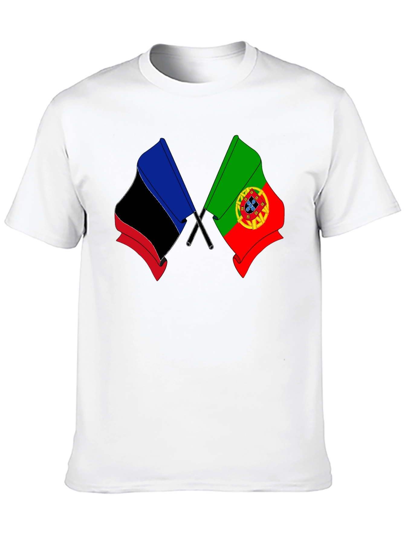 Portugal and DNR Flag Graphic Tee