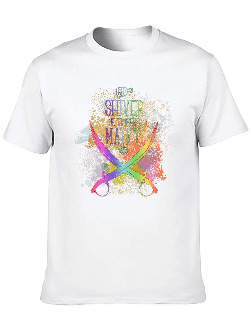 Shiver Me Timbers Matey! Mens Graphic Tee