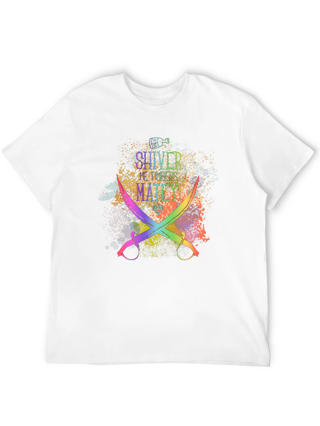 Shiver Me Timbers Matey! Mens Graphic Tee