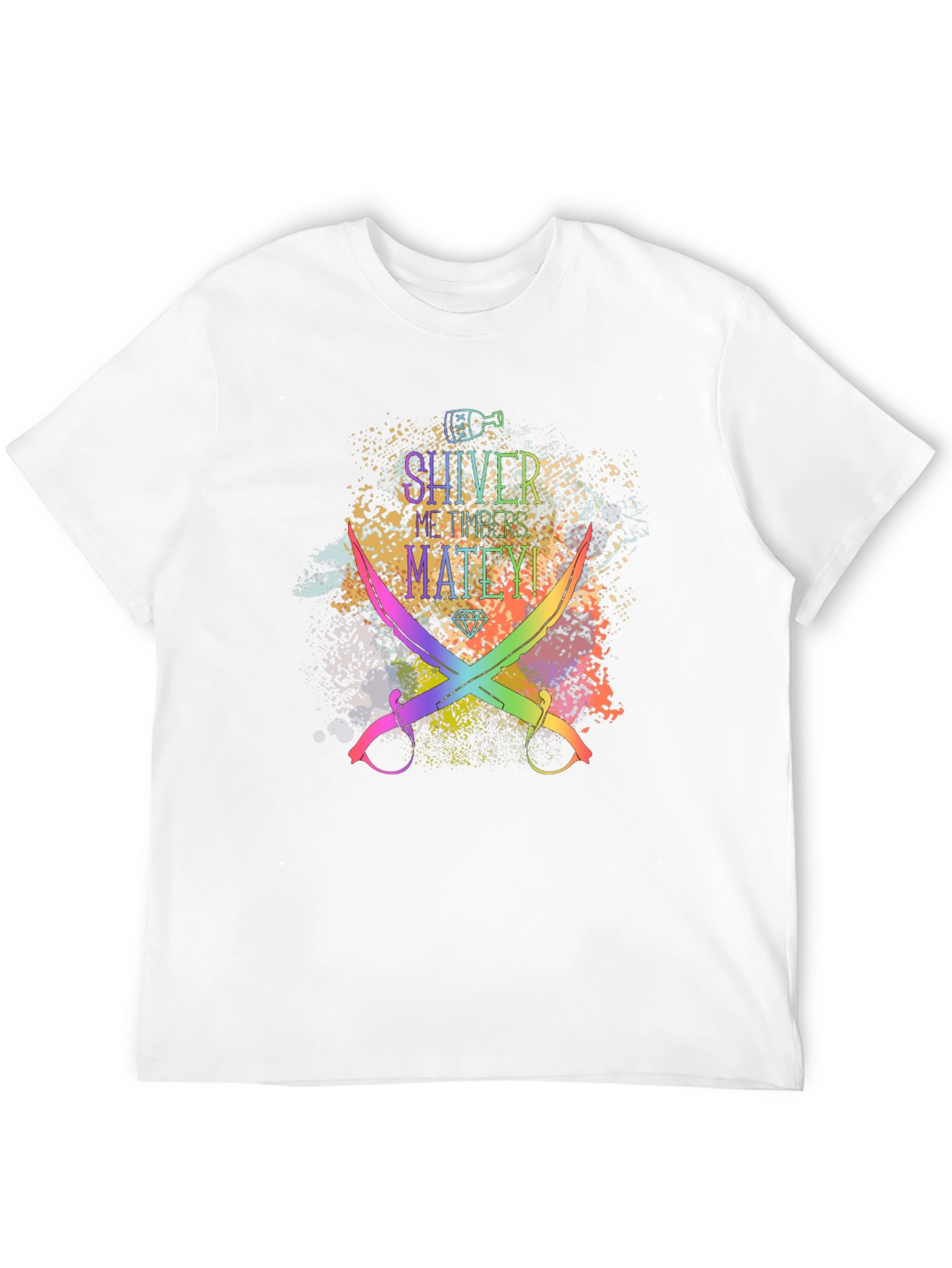 Shiver Me Timbers Matey! Mens Graphic Tee