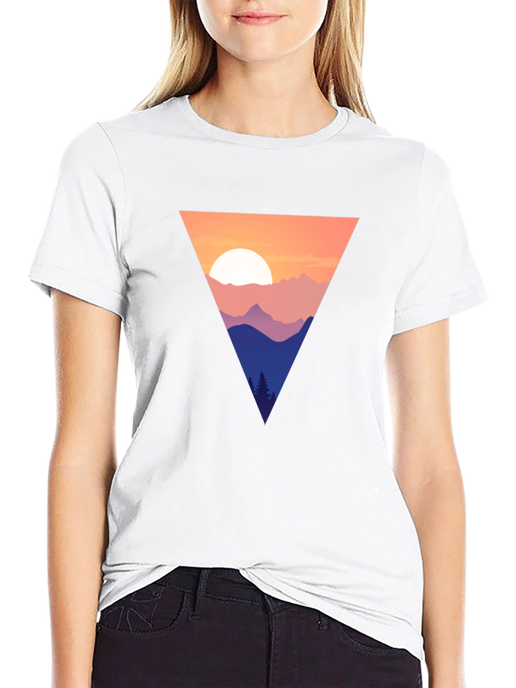 Mountain Sunset Triangle Tee
