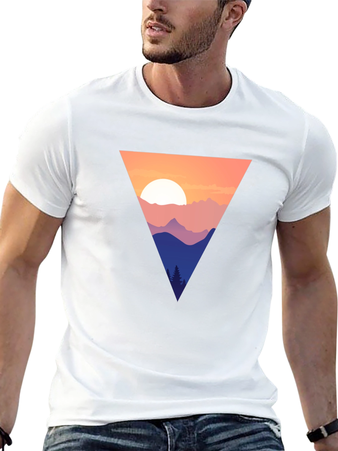 Mountain Sunset Triangle Tee