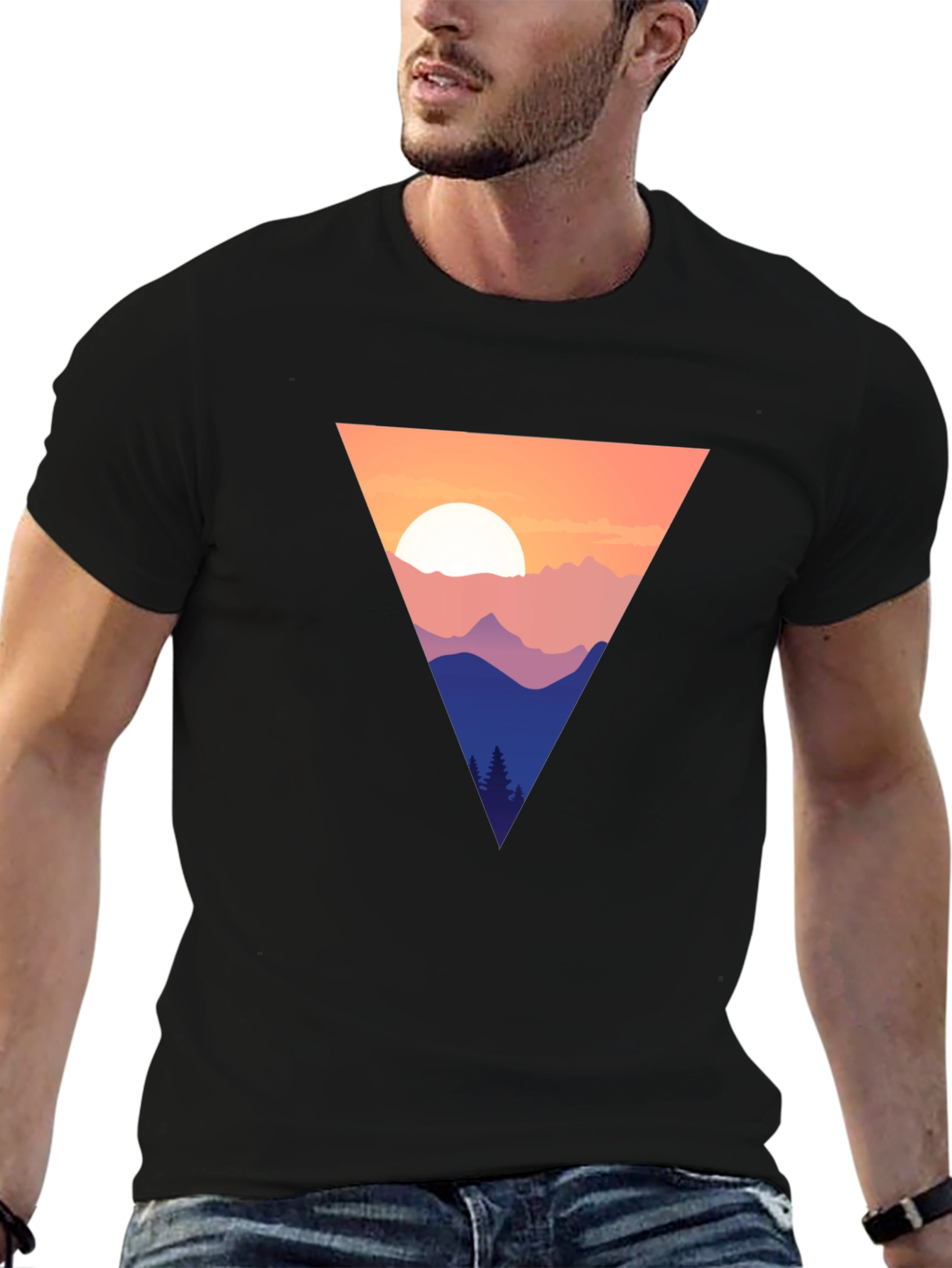 Mountain Sunset Triangle Tee