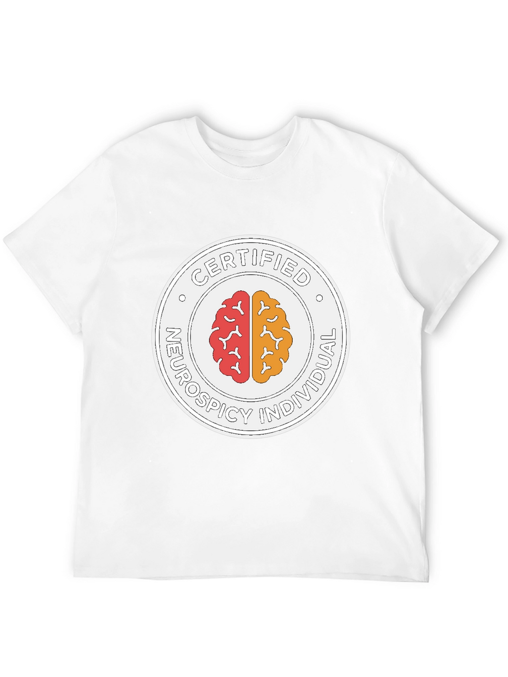 Certified Neurospicy Individual Black T-Shirt